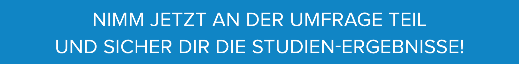 Selbstbestimmung im Job und chronischer Stress - Jetzt an der Umfrage zur Studie teilnehmen!