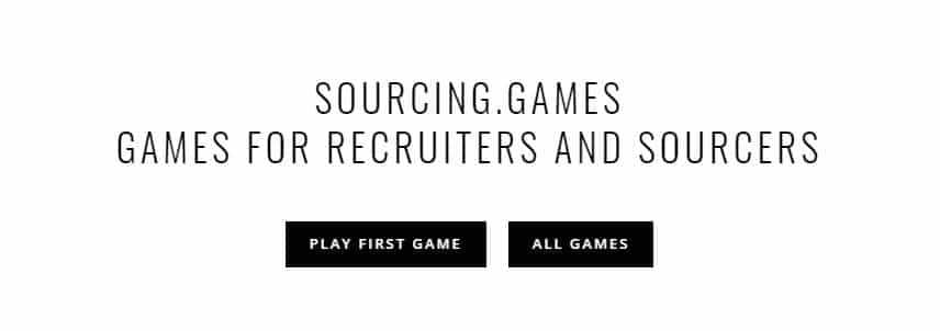 Weiterbildung im Recruiting: Sourcing Games von Jan Tegze