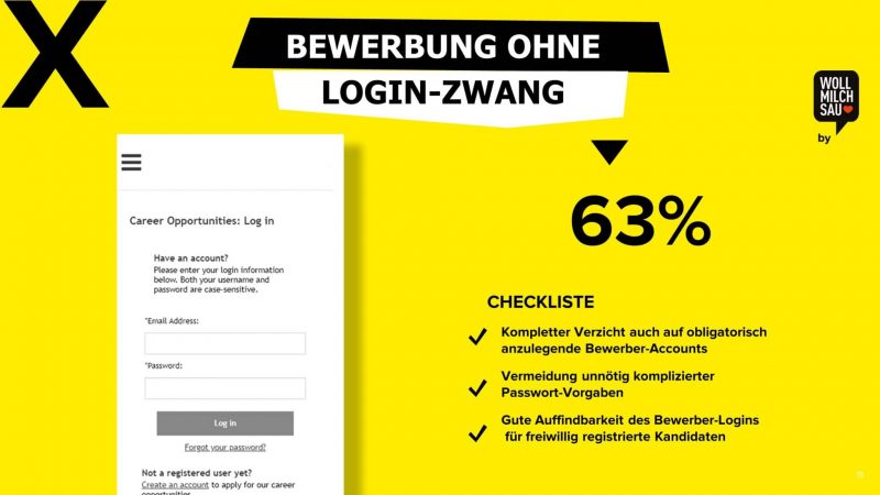 Bewerbungen ohne Login-Zwang 